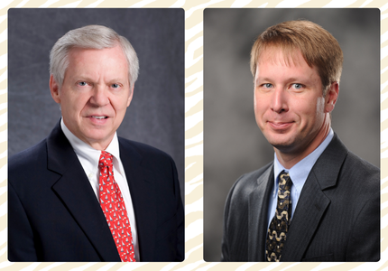 Side-by-side headshots of Glenn Sumners and Jared Soileau. Both are dressed in professional attire.