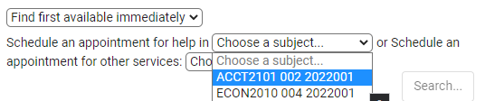 Choose a Subject