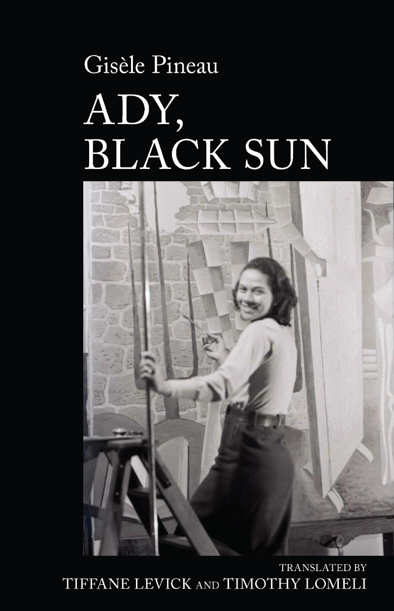 Cover page of the novel Ady, Black Sun by Gisèle Pineau