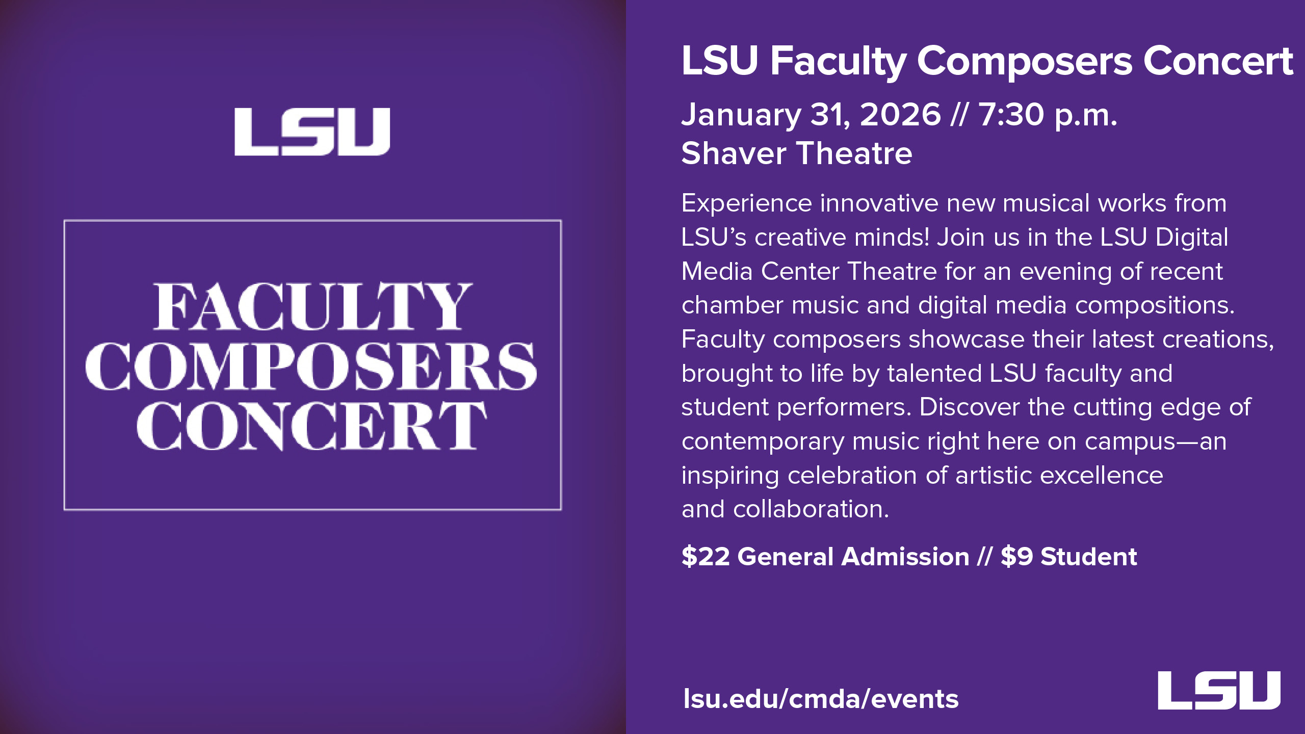 faculty composers concert