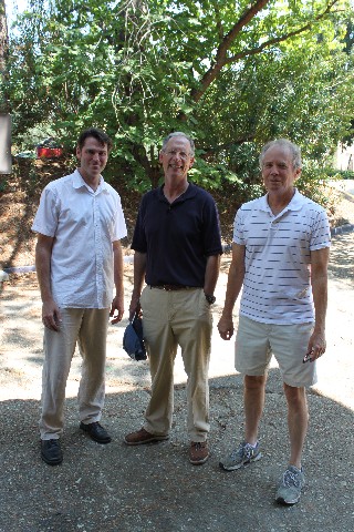 Curators J.V. Remsen Jr., Robb Brumfield, and Frederick Sheldon